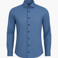 Baumwollhemd Blau - Kesbury Hemden