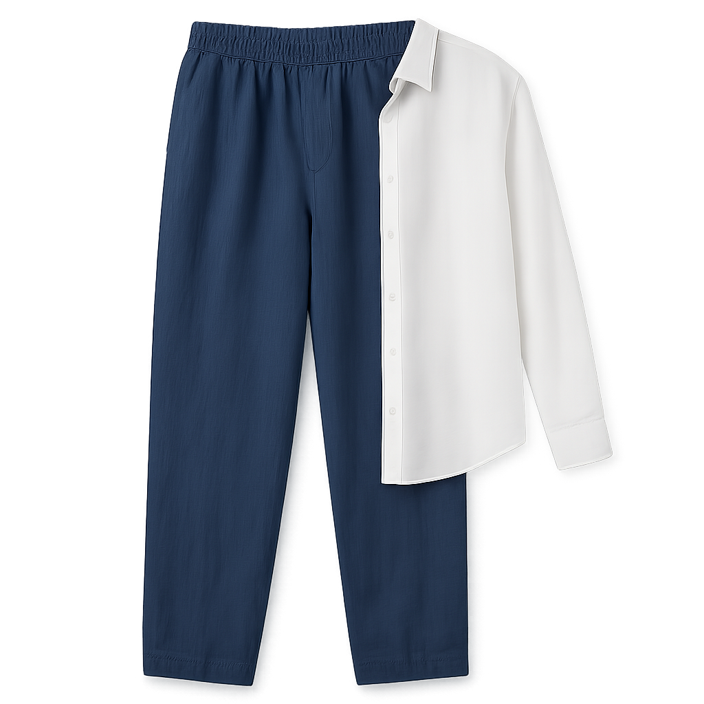 Marine Leinenhose - Kesbury Hosen