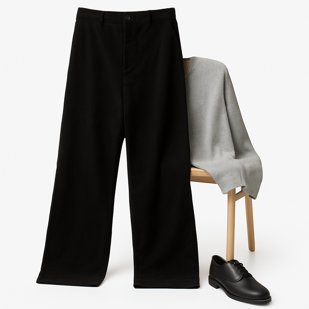 Schwarze Cordhose - Kesbury Hosen